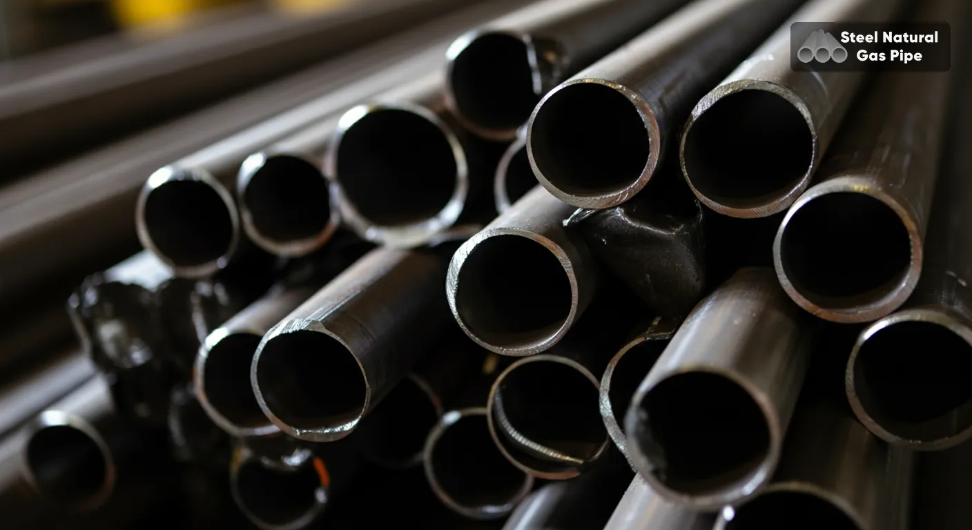 Black Steel Natural Gas Pipe